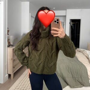Madewell Somervill Oversized CableKnit Sweater